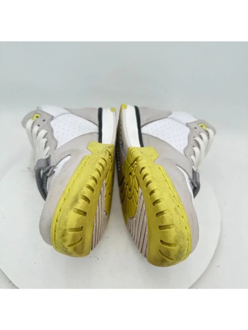 Nike Air Trainer 1 Mid Citron Men Size 9  FQ8828-100 White Grey Tea Shoes